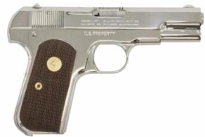Colt by US Armament 1903N 1903 Pocket Hammerless 32 ACP Caliber with 3.75" Barrel, 8+1 Capacity, Overall Nickel Finish Steel, Se - 1903N Colt by US Armament 1903N 1903 Pocket Hammerless 32 ACP Caliber with 3.75" Barrel, 8+1 Capacity, Overall Nickel Finish Steel, Se - 1903N