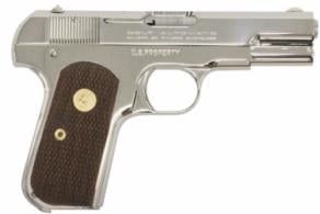 Colt by US Armament 1903N 1903 Pocket Hammerless 32 ACP Caliber with 3.75" Barrel, 8+1 Capacity, Overall Nickel Finish Steel, Se