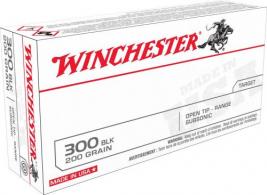 Winchester USA .300 Black 200gr FMJ-OT 20rd box - USA300BLKX Winchester USA .300 Black 200gr FMJ-OT 20rd box - USA300BLKX