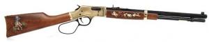 Henry 9 + 1 45 LC Lever Action w/20" Octagon Barrel/Blue Fin - HEN 4675