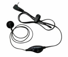 Motorola Earbud w/Push To Talk Microphone - 53727