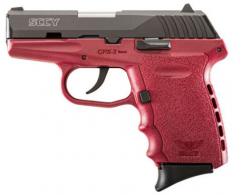 SCCY CPX-2 9MM 3.1 CRB No Manual Safety 10 Crimson - CPX2CBCR SCCY CPX-2 9MM 3.1 CRB No Manual Safety 10 Crimson - CPX2CBCR