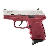 SCCY Industries CPX-2 Double Action 9mm 3.1" 10+1 Crimson Polymer Grip/Frame