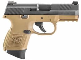 FN FNS9C 9MM No Manual Safety 12/17R FDE/BLK - 66100354 FN FNS9C 9MM No Manual Safety 12/17R FDE/BLK - 66100354