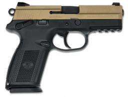 FN FNX 9 Single/Double 9mm Luger 4 17+1 Black Interchangeable Backstrap - 66670