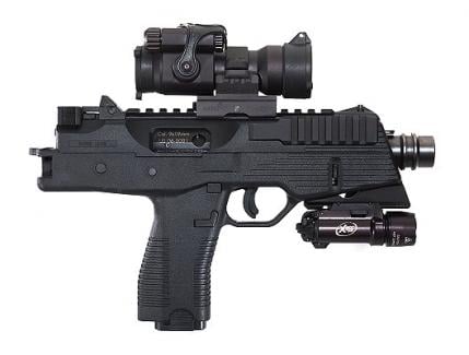 DS Arms Black Tactical 9MM Pistol w/5" Barrel/Picatinny Rail