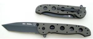 Columbia River Olive Drab/Black Military Knife w/Serrated Cu - M1614M