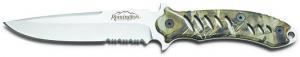 Remington Stainless Steel Serrated Blade Fixed Knife w/Advan