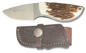 Boker Knife w/Fixed Stainless Steel Caper Blade & Stag Handl