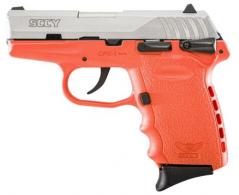 SCCY Industries CPX1TTOR CPX-1 Double Action 9mm 3.1" 10+1 Orange Polymer Grip/Frame G - CPX-1TTOR SCCY Industries CPX1TTOR CPX-1 Double Action 9mm 3.1" 10+1 Orange Polymer Grip/Frame G - CPX-1TTOR