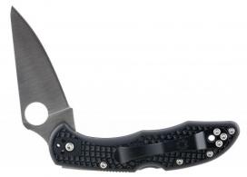 Spyderco Delica Folder 2.875" VG-10 Flat Ground Plain Edge Fiberglass Reinforced Nylon Black - C11FPBK Spyderco Delica Folder 2.875" VG-10 Flat Ground Plain Edge Fiberglass Reinforced Nylon Black - C11FPBK