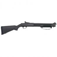 Mossberg & Sons 590A1 Pump 12 Gauge 14 3 5+1 Compact Synthetic Black Stk Black