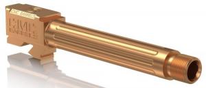 CMC Triggers Match Precision 9mm Luger 4.48" fits For Glock 17 Gen3-4 Bronze DLC 416R Stainless Steel Fluted/Threaded - 75513 CMC Triggers Match Precision 9mm Luger 4.48" fits For Glock 17 Gen3-4 Bronze DLC 416R Stainless Steel Fluted/Threaded - 75513