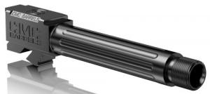 CMC Triggers Match Precision 9mm Luger 4.01" fits For Glock 19 Gen 3-4 Black DLC Fluted/Threaded - 75521 CMC Triggers Match Precision 9mm Luger 4.01" fits For Glock 19 Gen 3-4 Black DLC Fluted/Threaded - 75521