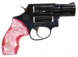 Taurus Model 85 Blued/Pink Pearl 38 Special Revolver - 2850021ULPP