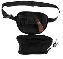 Bulldog BD860 Fanny Pack Medium Black Nylon Ambidextrous - 545 Bulldog BD860 Fanny Pack Medium Black Nylon Ambidextrous - 545