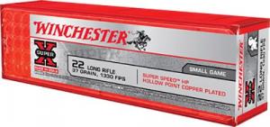 Winchester Ammo Super-X .22 LR 37 GR Hollow Point 100 Bx - X22LRHSS1 Winchester Ammo Super-X .22 LR 37 GR Hollow Point 100 Bx - X22LRHSS1