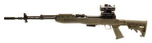 Tapco SKS T6 Olive Drab Green Collapsible Stock/Spike Bayone - STK66168G