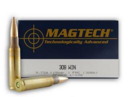 Magtech 308 Winchester 150 Grain Full Metal Jacket - 308A