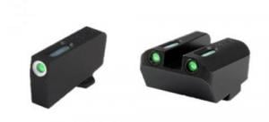 TruGlo TG-13GL4A TFX 3-Dot Suppressor Low Set Tritium/Fiber Optic Green with White Outline Front, Green Rear with Nitride Fortre - TG13GL4A TruGlo TG-13GL4A TFX 3-Dot Suppressor Low Set Tritium/Fiber Optic Green with White Outline Front, Green Rear with Nitride Fortre - TG13GL4A