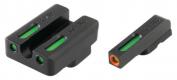Truglo TFX PRO CZ 75 Fiber Optic Green Tritium w/Orange Outline Front - TG13CZ1PC