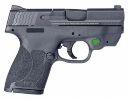 Smith & Wesson M&P9SHLD 9mm 3.1 2.0 Crimson Trace Green 7/8R