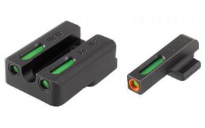 TruGlo TFX Pro Square for HK VP 9&40,P30,P30SK,P30L,45 Tritium/Fiber Optic Handgun Sight - TG13HP1PC