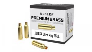 Nosler 10228 Premium Brass Unprimed Cases 300RemSAUM Rifle Brass 25/Box - 172