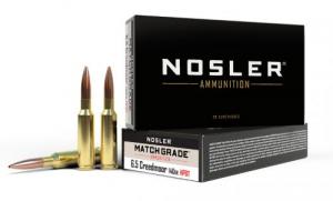 Nosler Match Grade RDF 6.5 Creedmoor 140 gr Hollow Point Boat-Tail 20rd box - 60115 Nosler Match Grade RDF 6.5 Creedmoor 140 gr Hollow Point Boat-Tail 20rd box - 60115