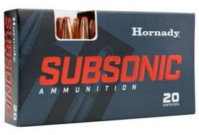 Hornady Subsonic 300AAC Blackout 190gr 20rd box - 80877H Hornady Subsonic 300AAC Blackout 190gr 20rd box - 80877H
