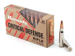 Main product image for Hornady Critical Defense FTX  308 Winchester Ammo 20 Round Box