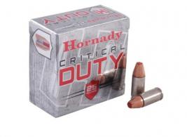 Hornady Critical Duty FlexLock 9mm +P Ammo 25 Round Box - 90216