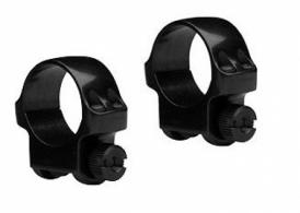 Weaver Mounts Top Mount Scope Ring Set Quick Detach For Rifle Low 30mm Tube Matte Black Aluminum/Steel