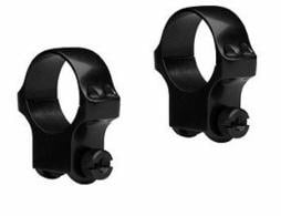 Weaver High Scope Rings w/Matte Black Finish & Adjusters