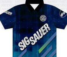 Sig Sauer Large Metro Blue Short Sleeve Ultimate Accuracy T - KOO4L