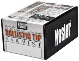 Nosler Spitzer Varmint Ballistic Tip 22 Cal 50 Grain 100/Box - 39522 Nosler Spitzer Varmint Ballistic Tip 22 Cal 50 Grain 100/Box - 39522