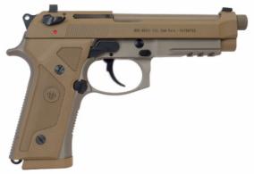 Beretta USA M9 Italy Type F Single/Double Action 9mm 5 10+1 Flat Dark E