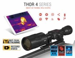 ATN Thor 4 4-40x Thermal Rifle Scope - TIWST4644A