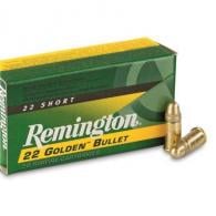 Remington .22 Short  High Velocity 30 Grain Plated Lead Round