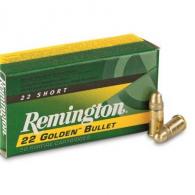 Remington .22 Short High Velocity 30 Grain Plated Lead Round - 1000 Remington .22 Short High Velocity 30 Grain Plated Lead Round - 1000