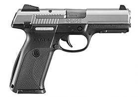 Ruger Stainless 10 + 1 9MM/4.1" Barrel/Adjustable Sights/Rai - 3304 Ruger Stainless 10 + 1 9MM/4.1" Barrel/Adjustable Sights/Rai - 3304