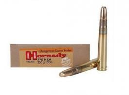 Hornady 375 H&H 300 Grain Dangerous Game Solid 20rd box - 82322 Hornady 375 H&H 300 Grain Dangerous Game Solid 20rd box - 82322