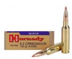 Hornady 6.5 Creedmoor 120 Grain AMax Hornady 6.5 Creedmoor 120 Grain AMax
