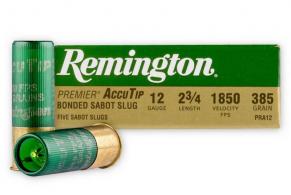 Remington Premier Accutip Slug 12GA 2 3/4" 5rd box - PRA12 Remington Premier Accutip Slug 12GA 2 3/4" 5rd box - PRA12