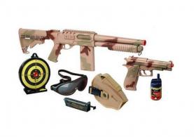 Crosman Soft Air Pistol & Shotgun Combo w/Soft Air Accessori - S32P30KT