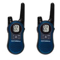 Motorola Blue 2-Way Rechargeable Radios w/14 Mile Range - SX600R