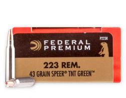Federal V-Shok Speer TNT Green 20RD 43gr .223 Remington - P223R Federal V-Shok Speer TNT Green 20RD 43gr .223 Remington - P223R