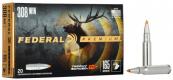 Federal Premium Rifle Ammo 308 Win. 165 gr. Trophy Bonded Tip 20 rd.