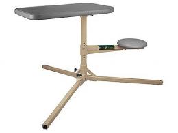 Caldwell Stable Table w/Steel Frame & Adjustable Padded Seat