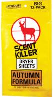 Wildlife Research Scent Killer Dryer Sheets - 580